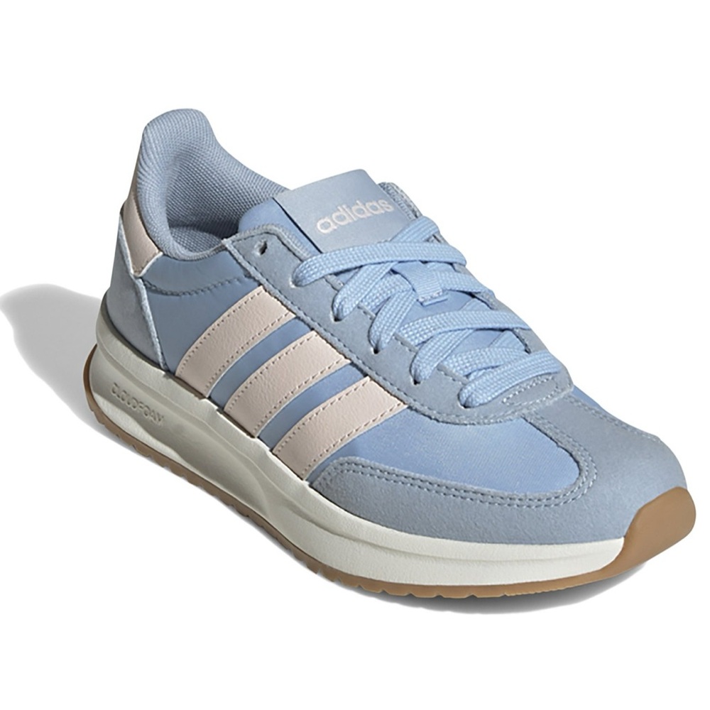 Adidas Blue and Gray Athletic Sneakers